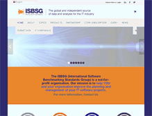 Tablet Screenshot of isbsg.org